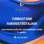 Aasta õpetaja konkurss 2026